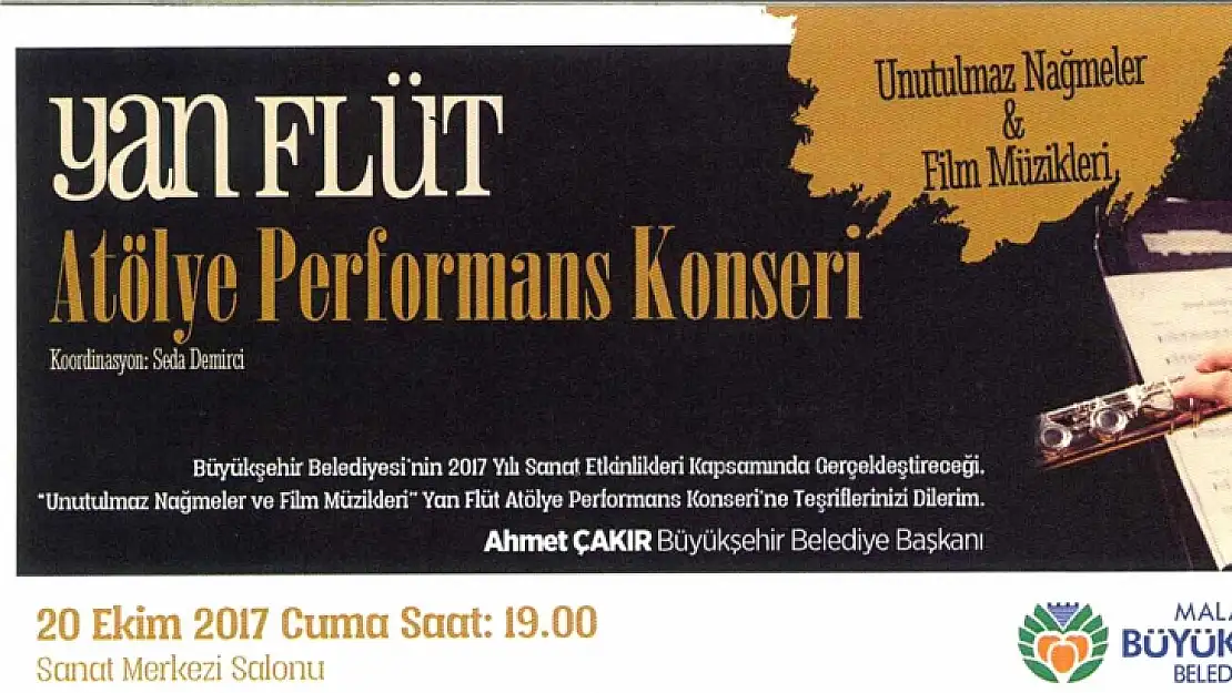 Yan Flüt Atölye Performans Konseri