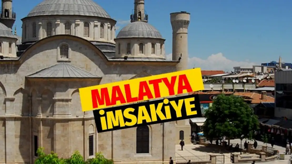 Malatya İmsakiye 2023