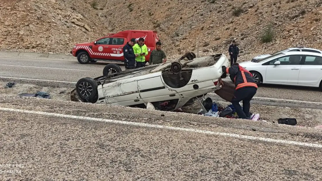 Malatya Kayseri Yolunda Trafik Kazası 4 Yaralı