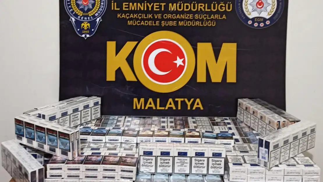  Malatya Polisi Çok Sayıda Silah ve Gümrük Kaçağı Ürün Ele Geçirdi