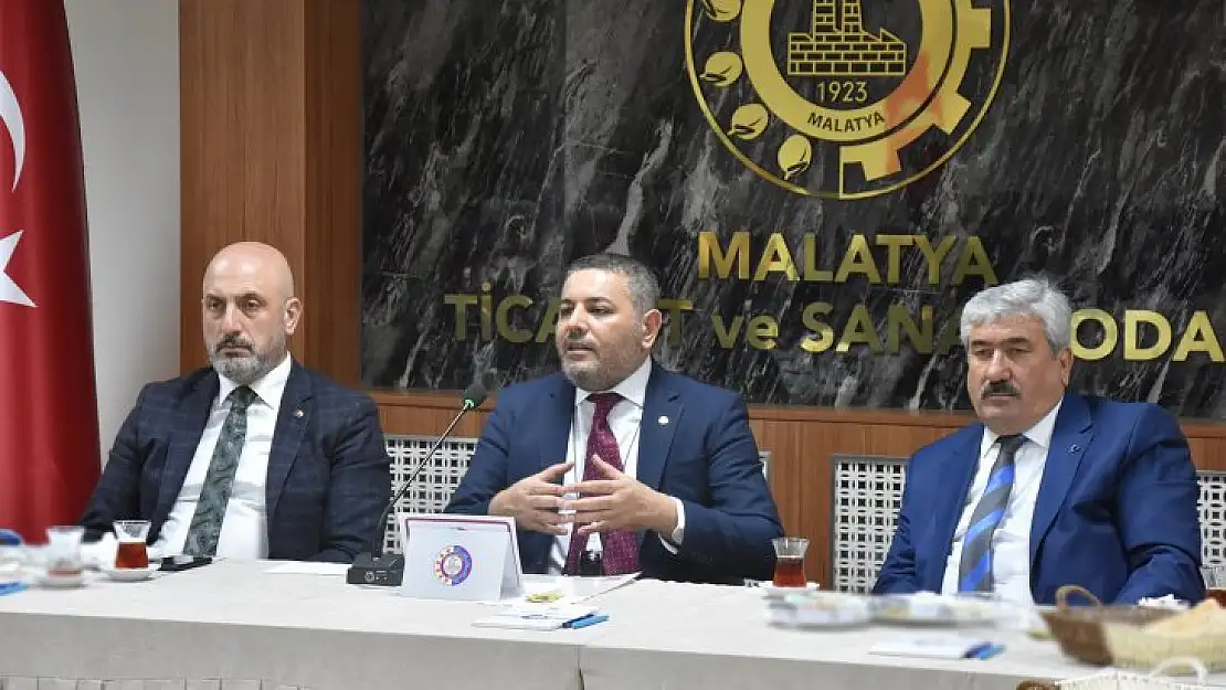 Malatya TSO'da hafriyatçı ve iş makinecilerin sorunları konuşuldu