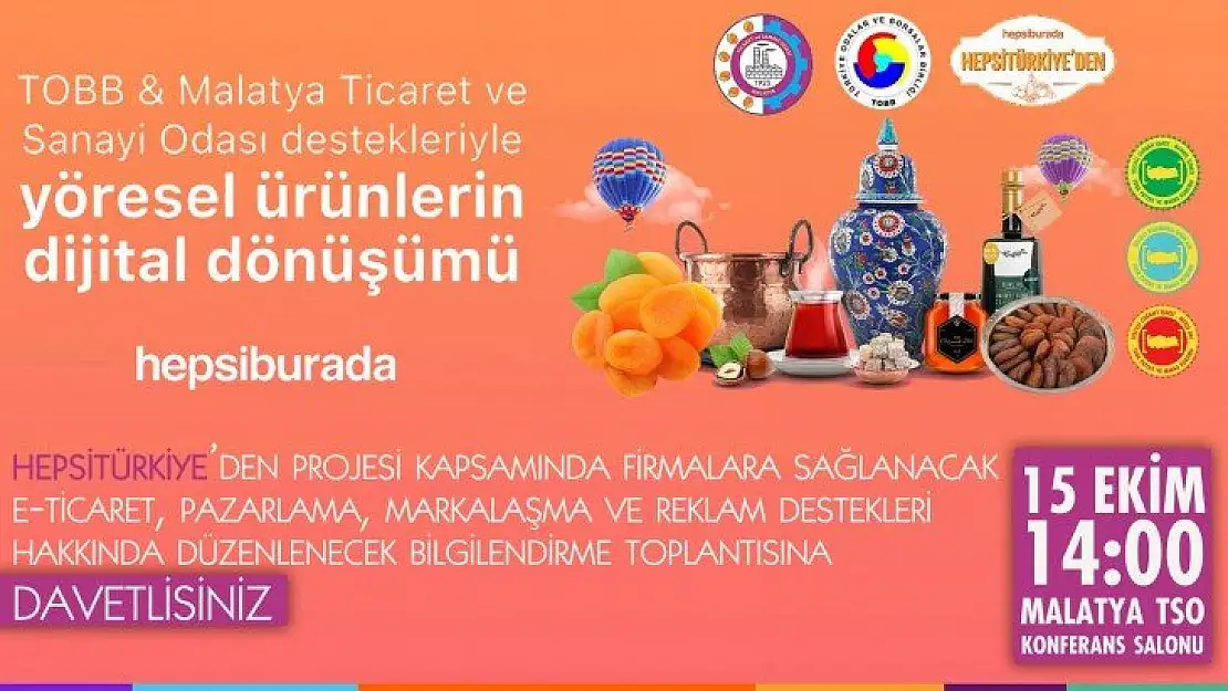 Malatya TSO'dan yöresel ürünlere e-ticaret atağı