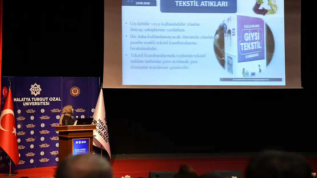 Malatya Turgut Özal Üniversitesinde 'Yeşil Kampüs Yolculuğunda Sıfır Atık' Konferansları Düzenlendi