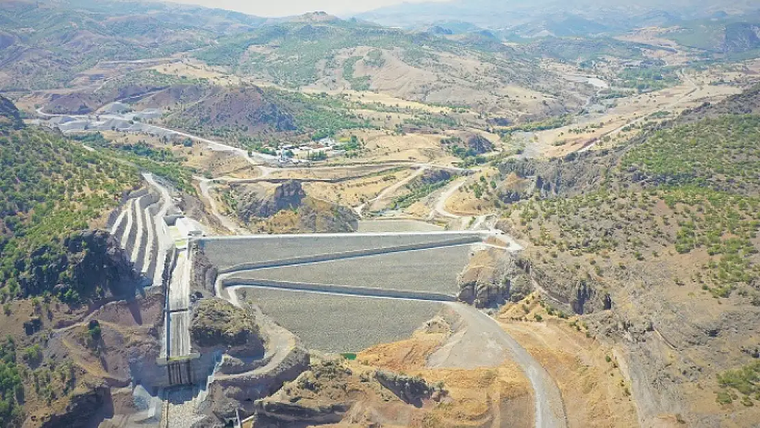 Malatya Yoncalı Barajı inşaatı tamamlanarak su tutmaya hazır hale getirildi