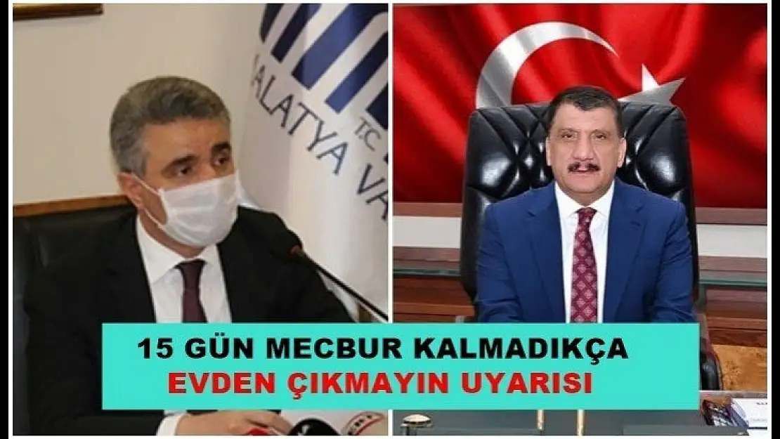 Mecbur Kalmadıkça 15 gün dışarı çıkmayalım