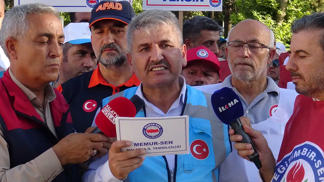 Memur-Sen Malatya: 'Memurların ve emeklilerin kaybedecek 2 yılı daha yok'