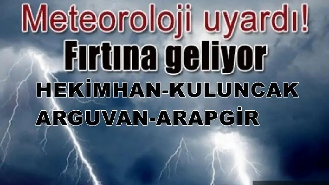 Meteoroloji'den 4 İlçe için uyarı geldi