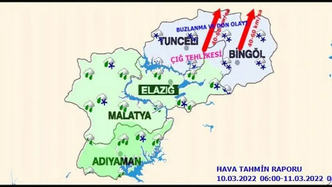 Meteoroloji'den Kuvvetli Yağış Uyarısı