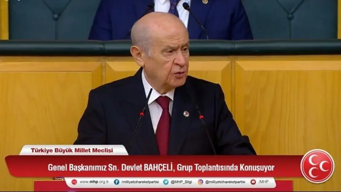 MHP Lideri Devlet Bahçeli'nin Grup Toplantısı