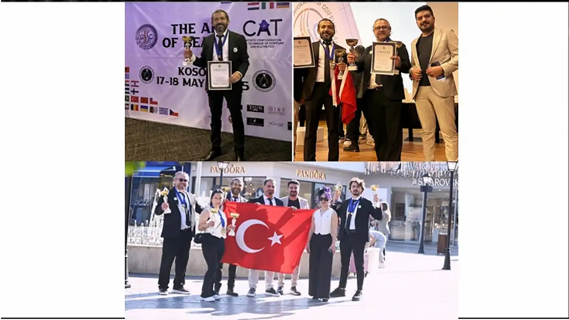 Milli Kuaförler Kosova'dan Ödülle Döndü