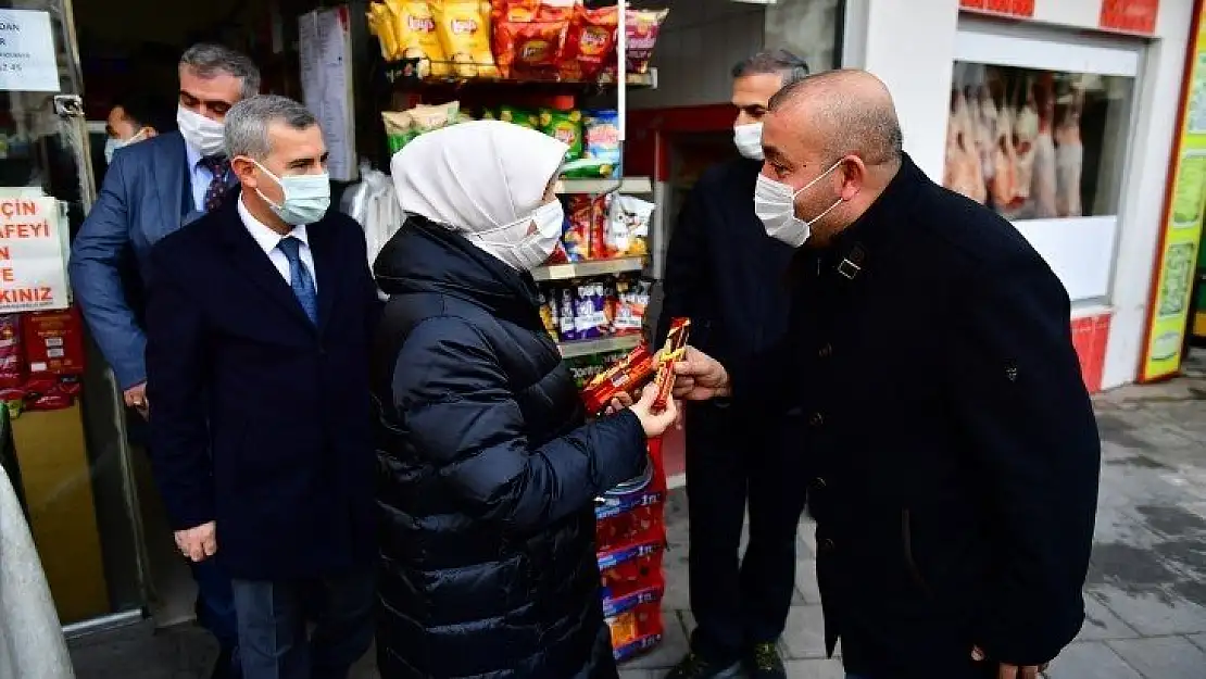 Mollakasım, Hıroğlu ve Hamidiye Mahallesindeki esnaflara ziyaret