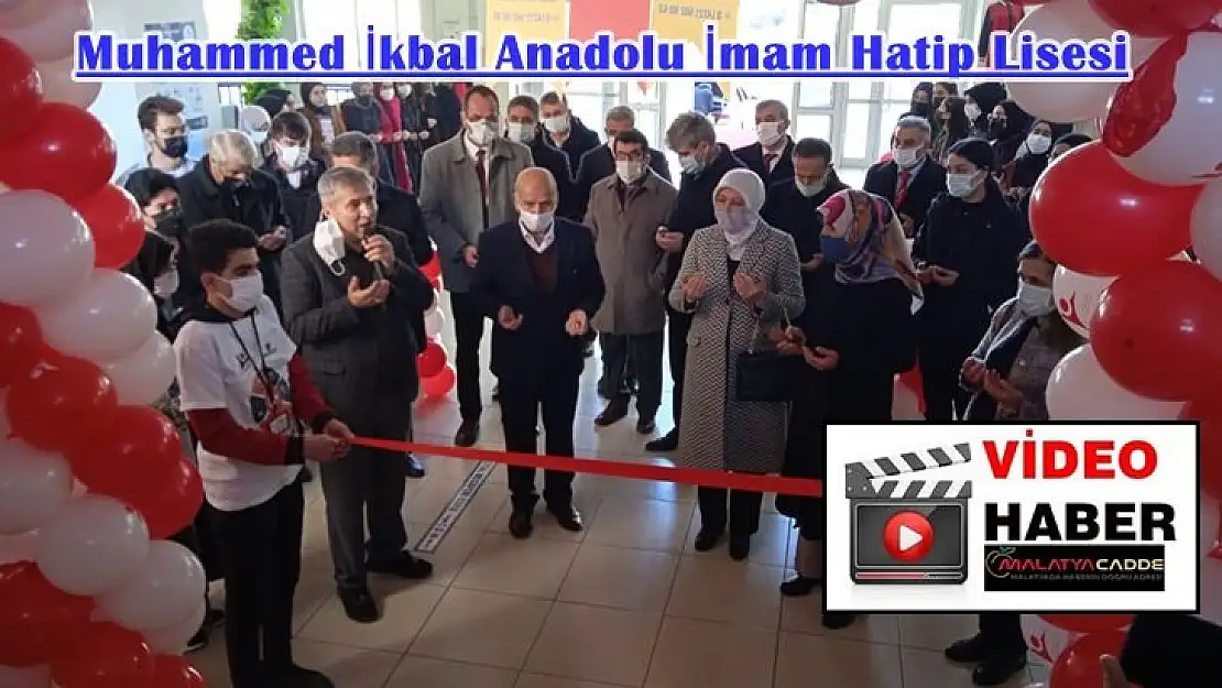 Muhammed İkbal Anadolu İmam Hatip Lisesi 4006 Tübitak Bilim Fuarı açılışı