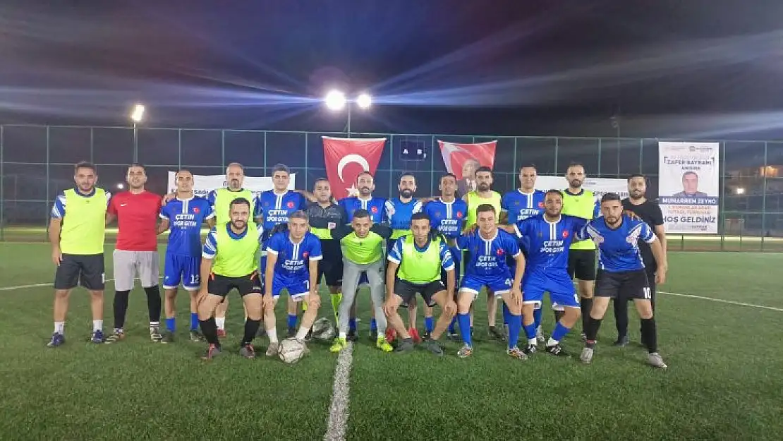 Muharrem Zeyno adına düzenlenen Kurumlar arası futbol turnuvası