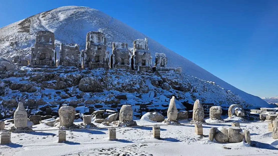 Nemrut Dağı'nda kış turizmi sezonu başladı