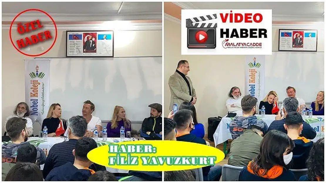 Nobel Koleji  ev sahipliği'nde Söyleşi Gerçekleştirdiler