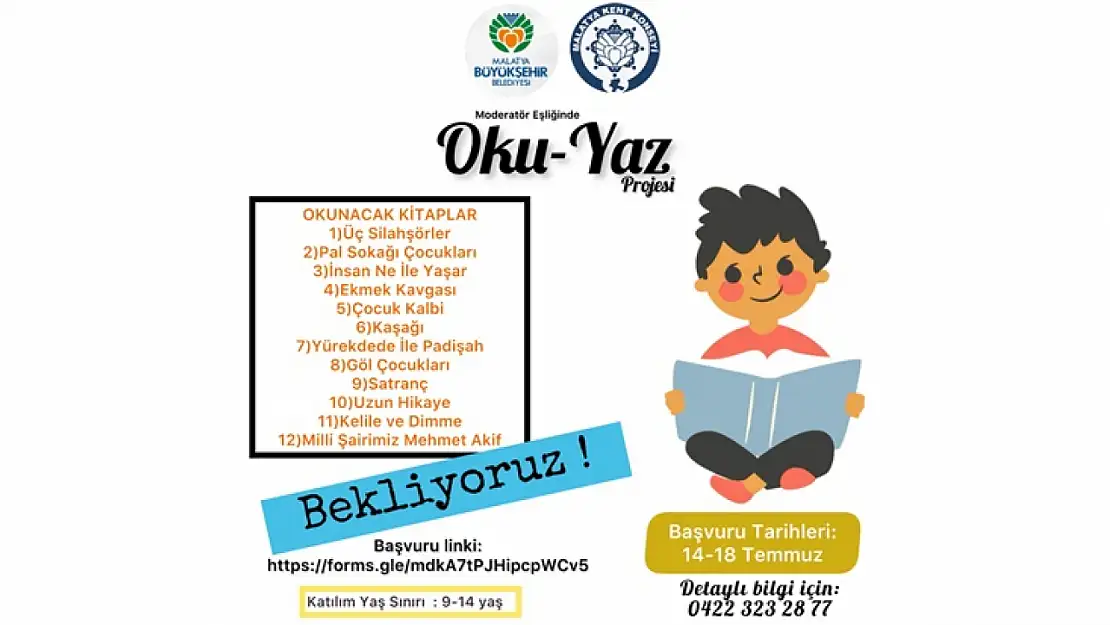 'Oku-Yaz' Projesi İle Kitap Serüveni Başlıyor