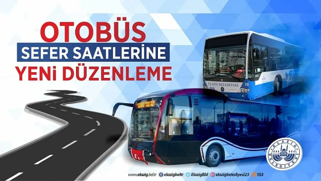 Otobüs Sefer Saatlerine Yeni Düzenleme