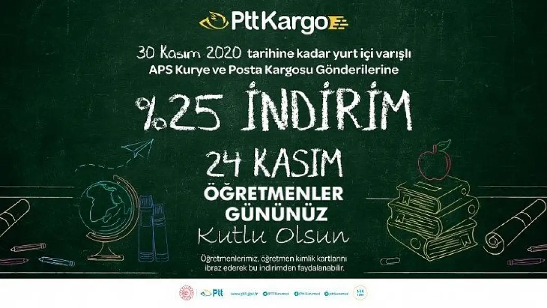 PTT'den Öğretmenlere Özel