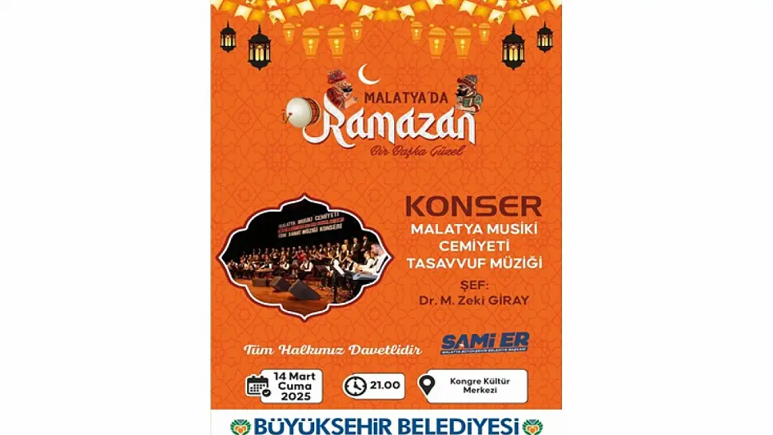 Ramazan Coşkusu  Malatya'da Konserlerle Sürüyor