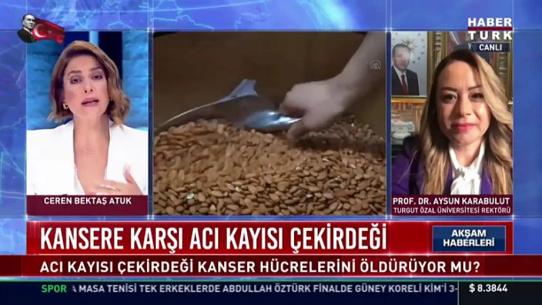 Rektör Karabulut Acı Kayısı Çekirdeği'nin Kanser Hücrelerine Etkisini Anlattı