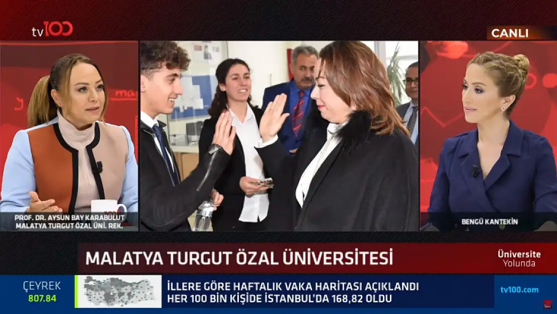 Rektör Karabulut Üniversite Yolunda Programının Konuğu Oldu