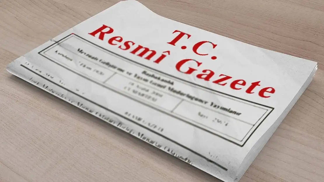 Resmi Gazete'de bugün