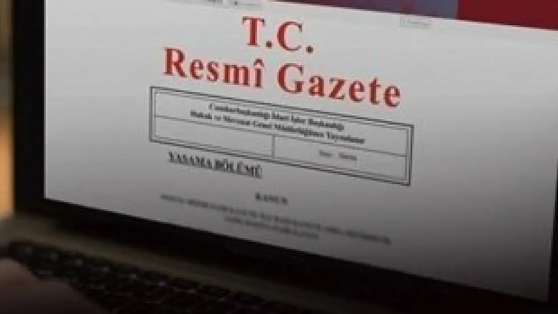 Resmi Gazete'de bugün