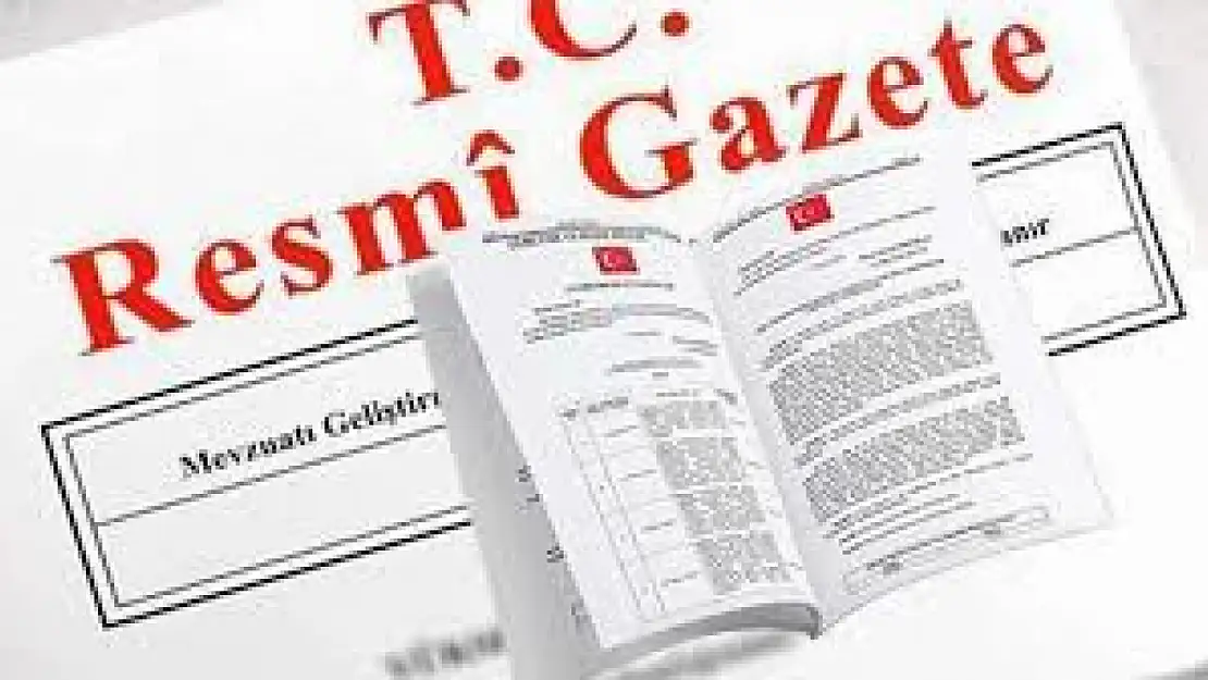 Resmi Gazete'de bugün