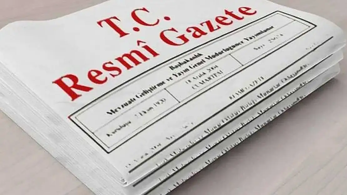 Resmi Gazetede Bugün