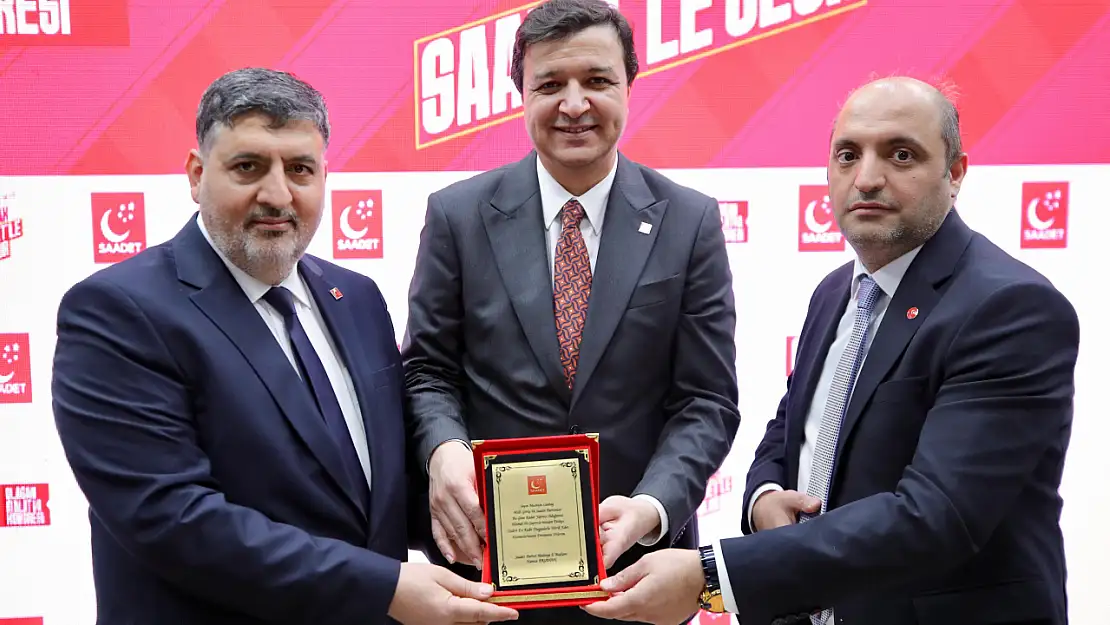 Saadet Partisi İl Başkanlığında Avukat Hamza Paşahan dönemi.