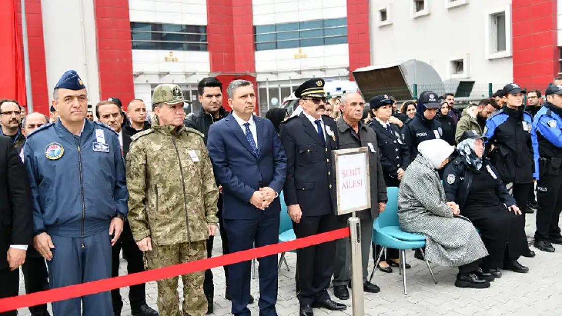 Şehit Kom. Yrd. Ramazan Tülek İçin Emniyet Müdürlüğünde Tören Düzenlendi.