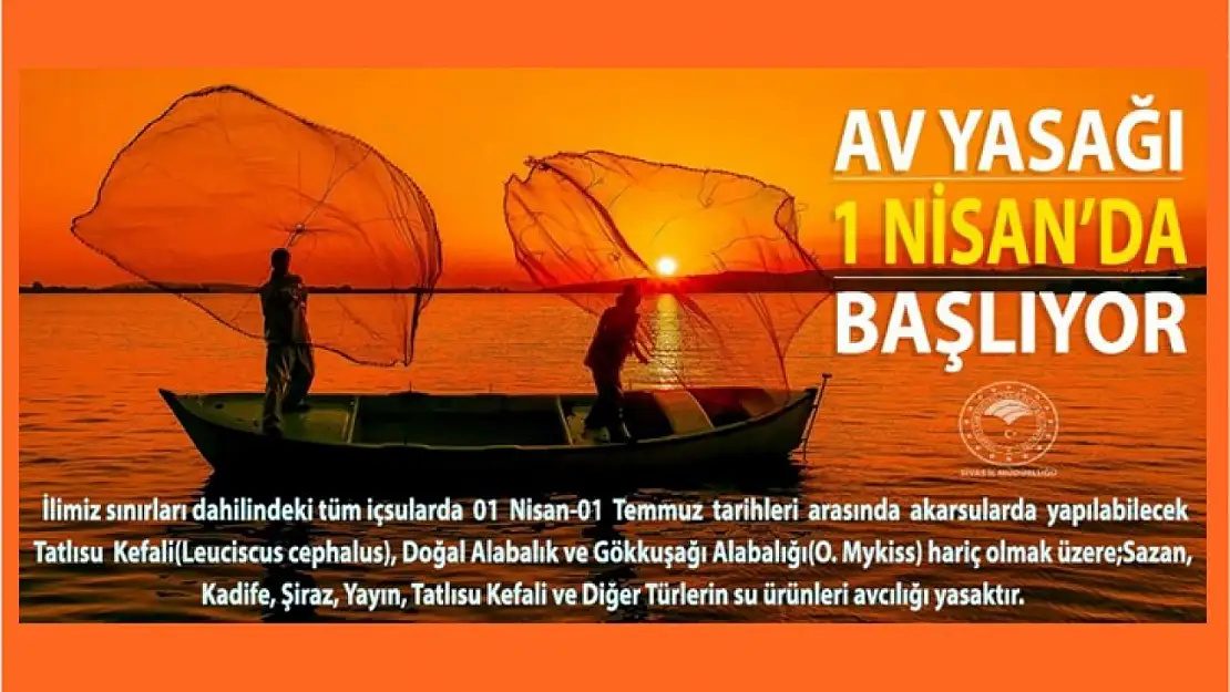 Su Ürünleri Av Yasağı Başlıyor