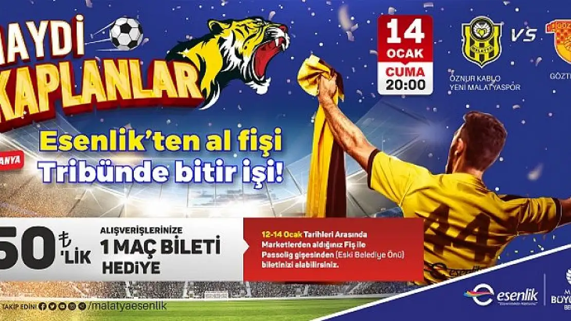 Esenlik'ten al fişi  Tribün' de bitir işi