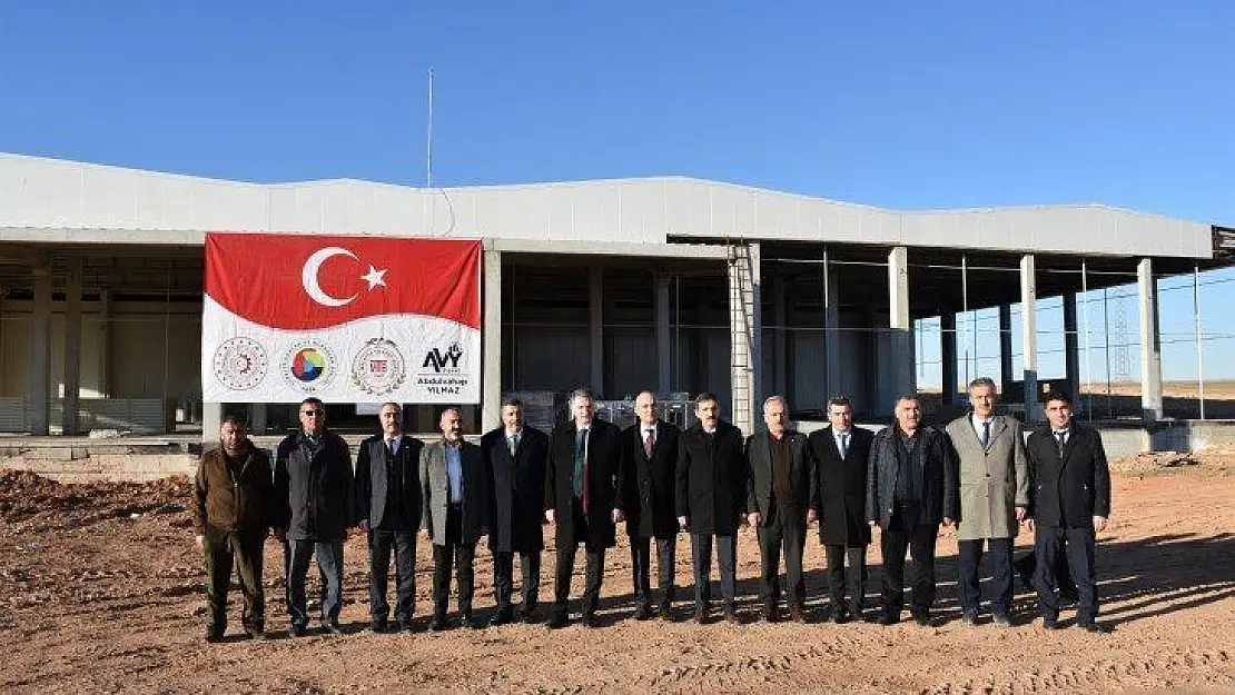 TMO Genel Müdürü Güldal Lisanslı Depoculuk İnşaatında İncelemelerde Bulunudu