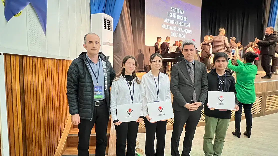 TÜBİTAK Lise Öğrencileri Araştırma Projeleri Yarışması'nda Malatya'dan 4 Okul Birinci, 2 Okul İkinci Oldu