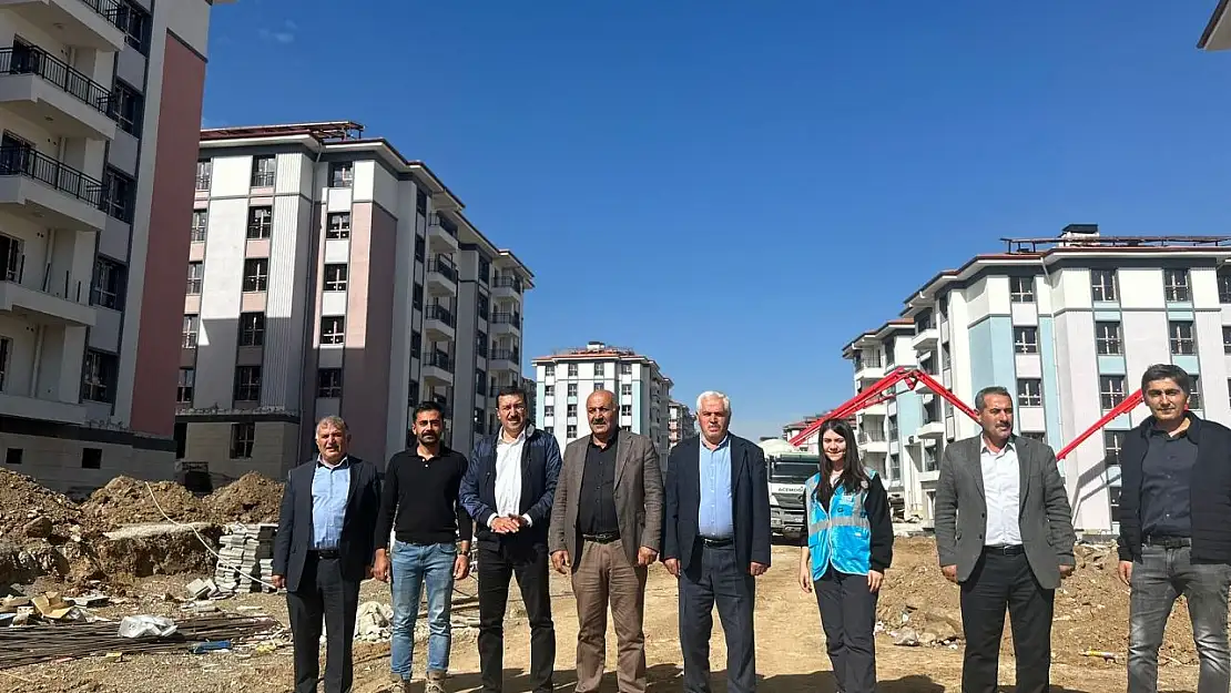 Tüfenkci, Doğanşehir'de tamamlanan 352 konutun teslim tarihini açıkladı