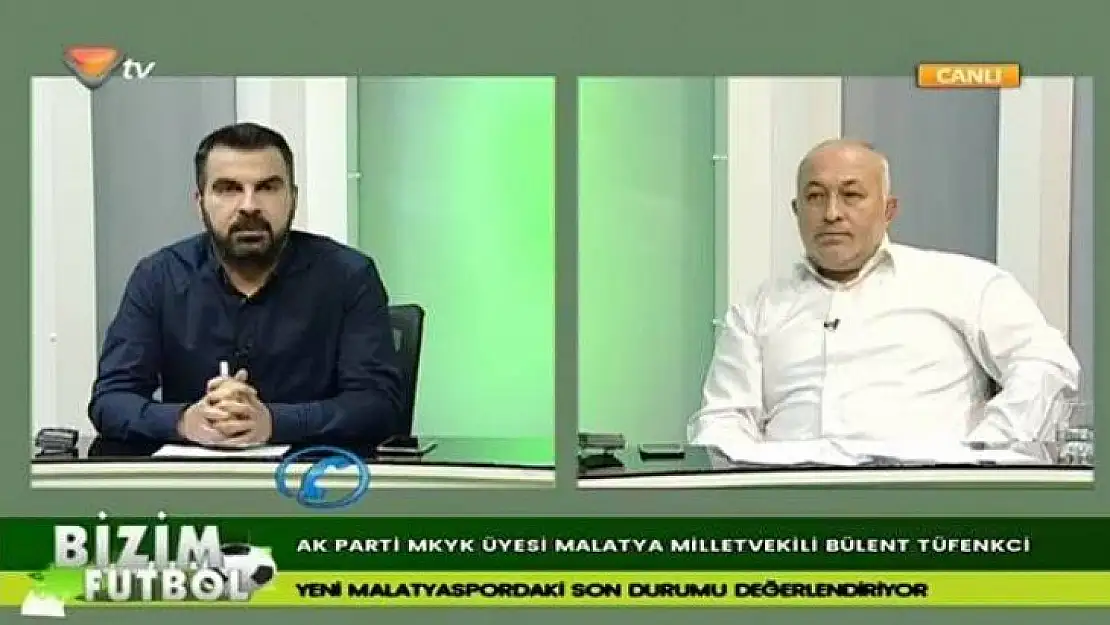 Tüfenkci'den Vuslat Tv Bizim Futbol proğramına  önemli açıklamalar