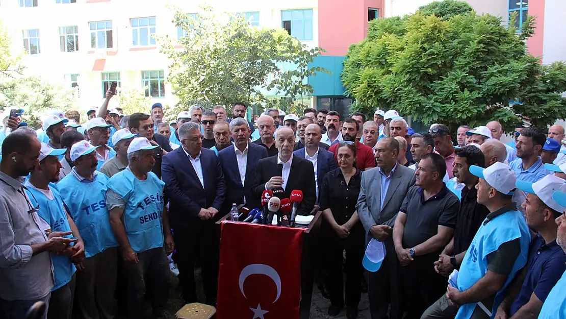 Türk-İş Başkanı Ergun Atalay: Devlet kamu işçisinin talebine makul ve mantıklı cevap vermiyor