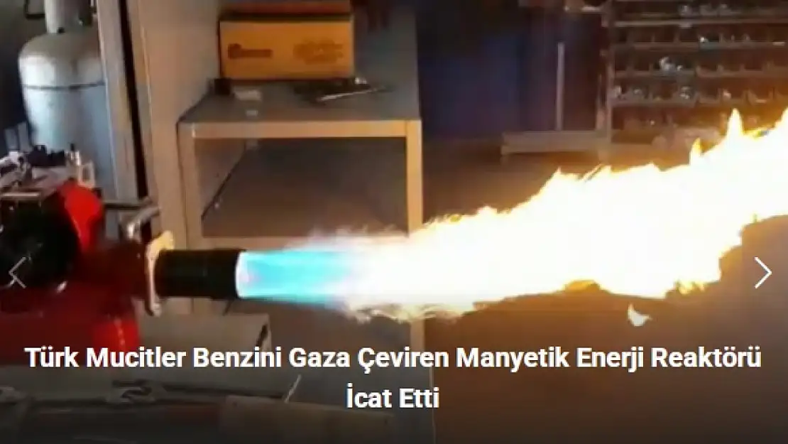 Türk Mucitler Benzini Gaza Çeviren  Manyetik Enerji Reaktörü İcat Etti.