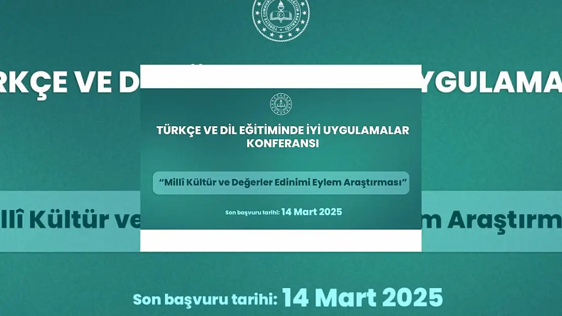 'Türkçe ve dil eğitiminde iyi uygulamalar konferansı' için başvurular başladı