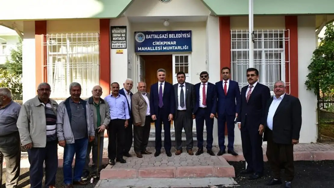 Vali Baruş, Cirikpınar, Aslanbey ve K.Mustafapaşa Mahalle Muhtarlarını Ziyaret Etti