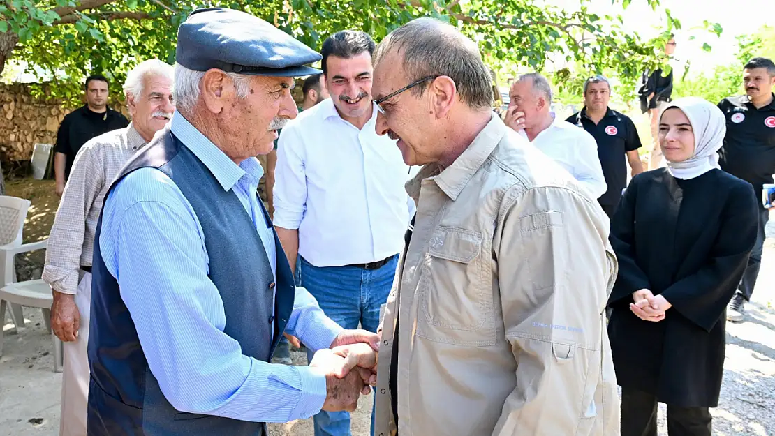 Vali Seddar Yavuz, Akçadağ ve Yeşilyurt İlçesindeki Kırsal Konutları İnceledi