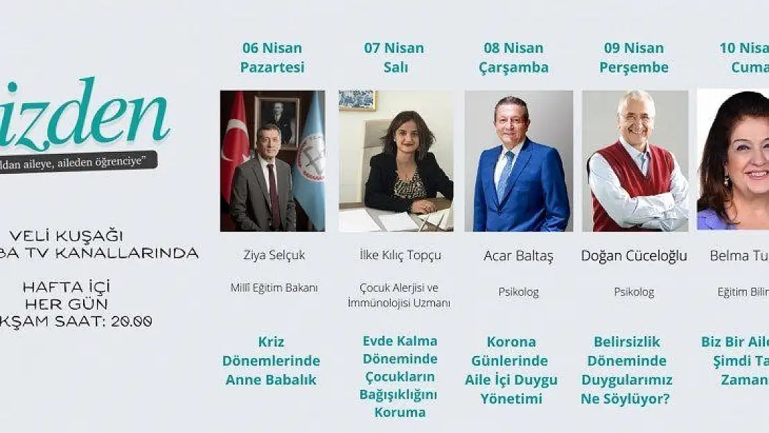 Veli Kuşağında her gün bir uzman