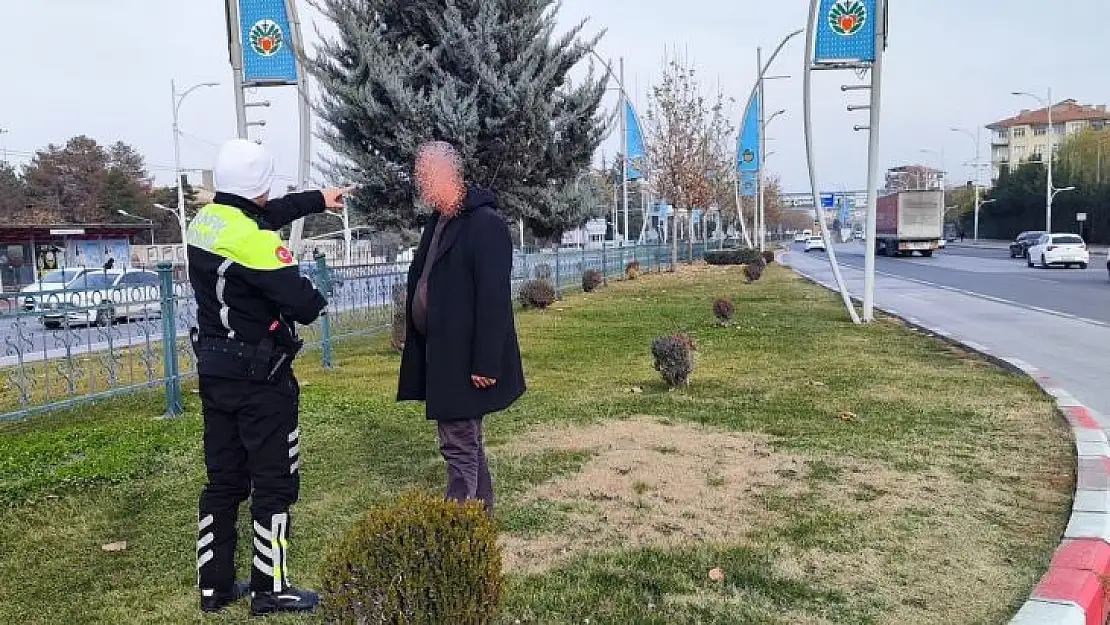Yayalara Yönelik Denetimlerde 33 kişiye ceza