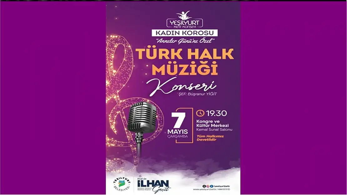 Yeşilyurt Kent Konseyi Kadın Korosunun 'Anneler Günü' Konseri