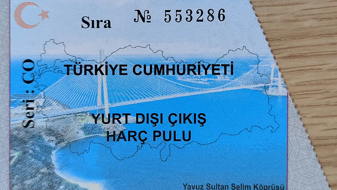 Yurt dışı çıkış harcı 500 TL olarak belirlendi