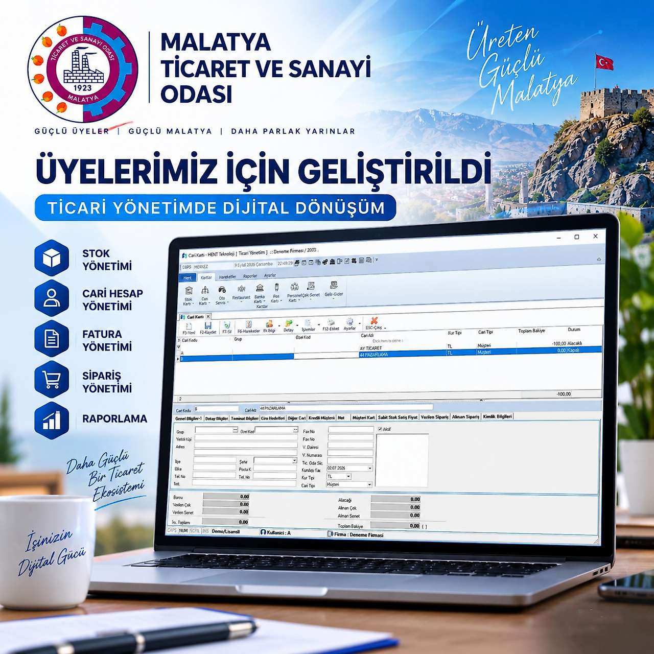 MTSO'dan Üyelere Yapay Zekâ ve Dijital Dönüşüm Merkezi