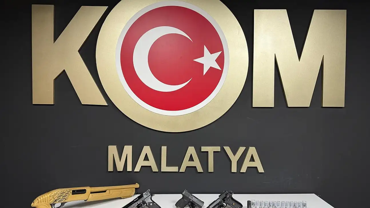 Malatya'da ruhsatsız silah operasyonu: 1 gözaltı