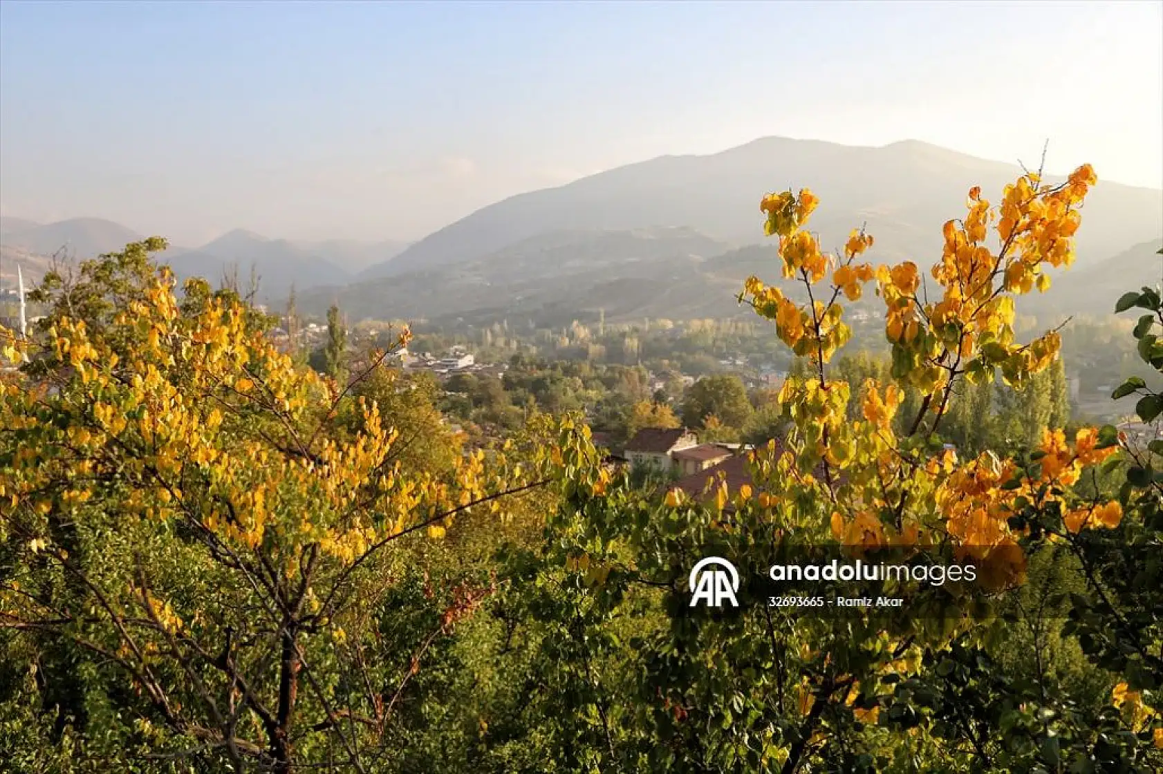 Malatya'da sonbahar renkleri hakim oldu