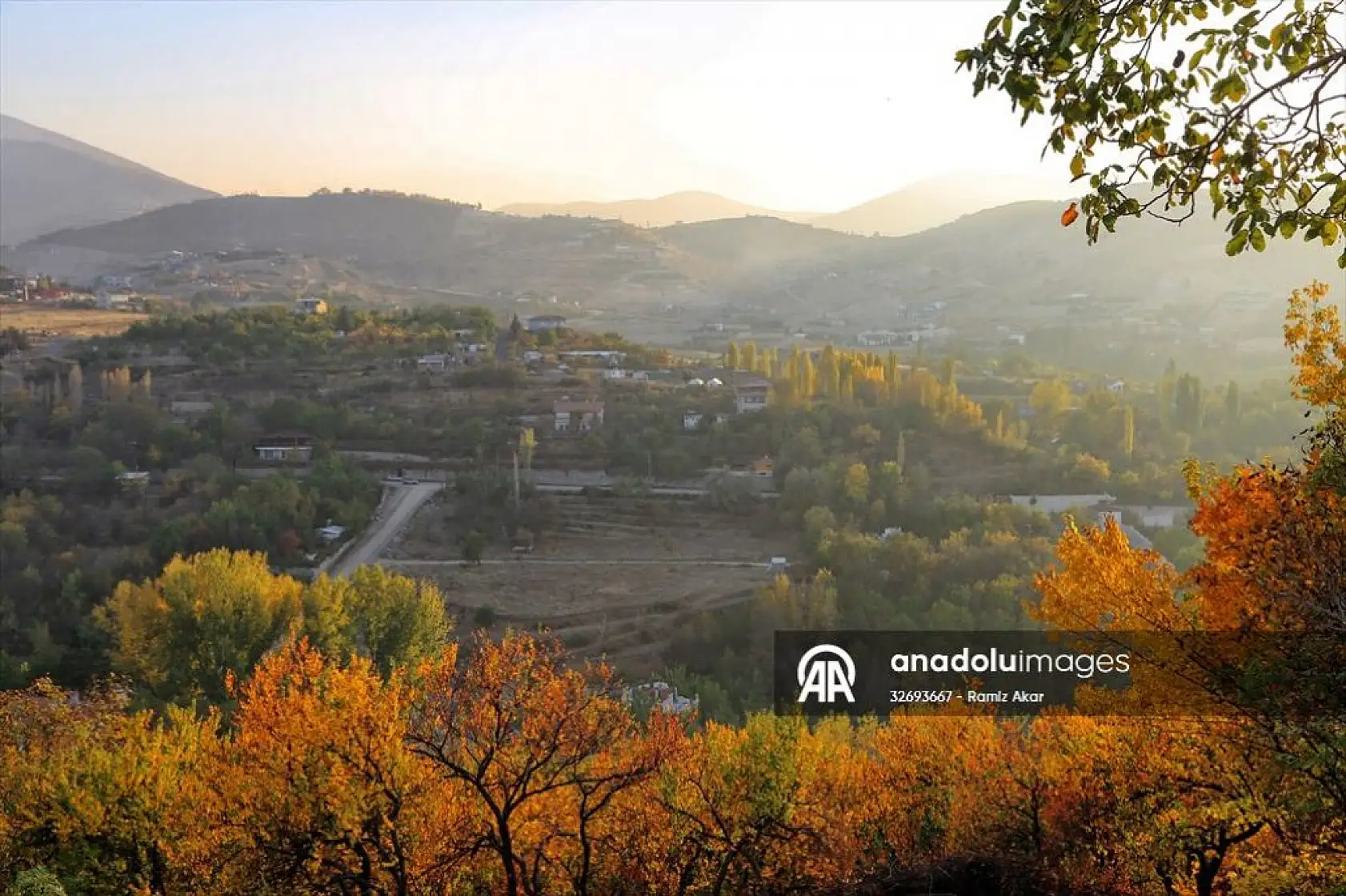 Malatya'da sonbahar renkleri hakim oldu